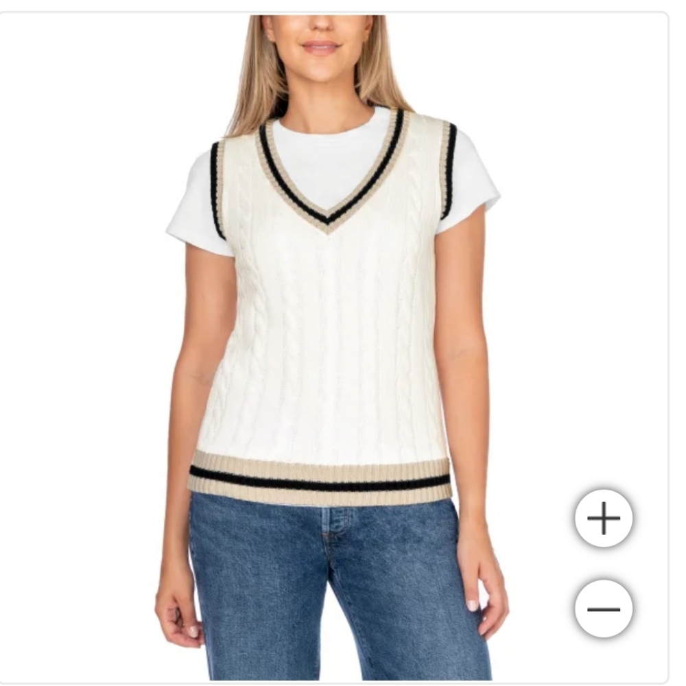 5-In Conversation Women's Cotton Sweater Vest